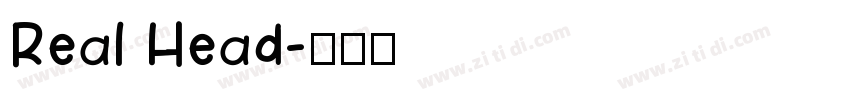 Real Head字体转换